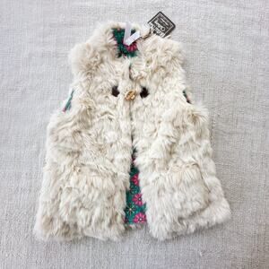 NEW Matilda Jane Snow Queen Reversible Fleece Vest Girl's Size 8
